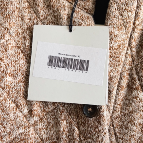ByTavi Fair Trade Knit Quilted Barn Jacket in Walnut - NWT - Picture 6 of 9